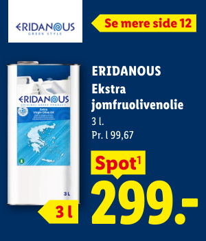 ERIDANOUS Ekstra jomfruolivenolie