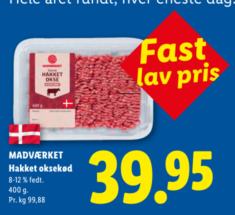 MADVÆRKET Hakket oksekød