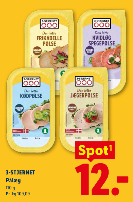 3-STJERNET Pålæg