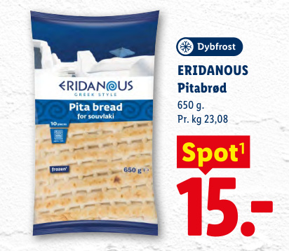 ERIDANOUS Pitabrød
