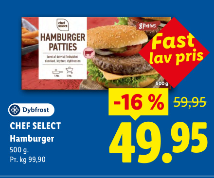 CHEF SELECT Hamburger
