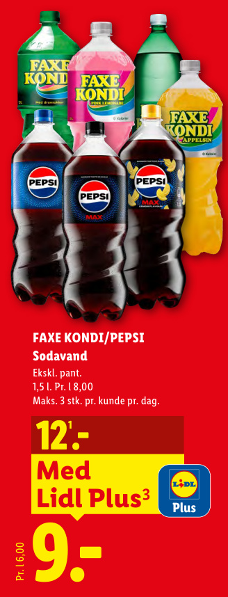 FAXE KONDI/PEPSI Sodavand