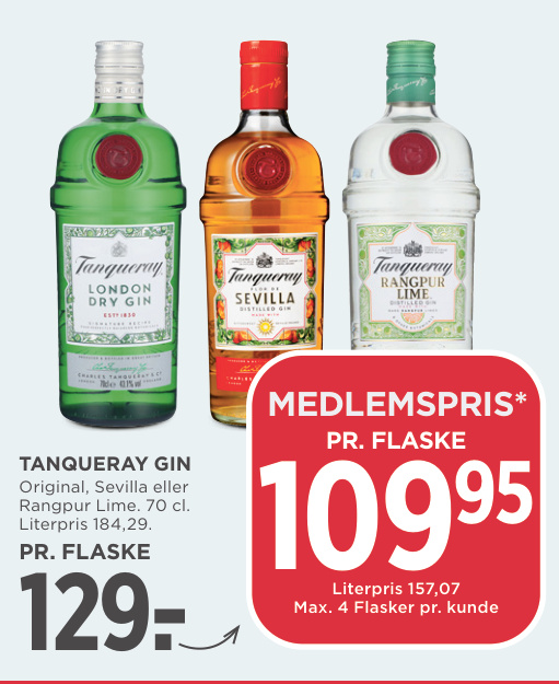TANQUERAY GIN