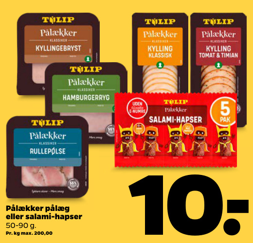 Pålækker pålæg eller salami-hapser