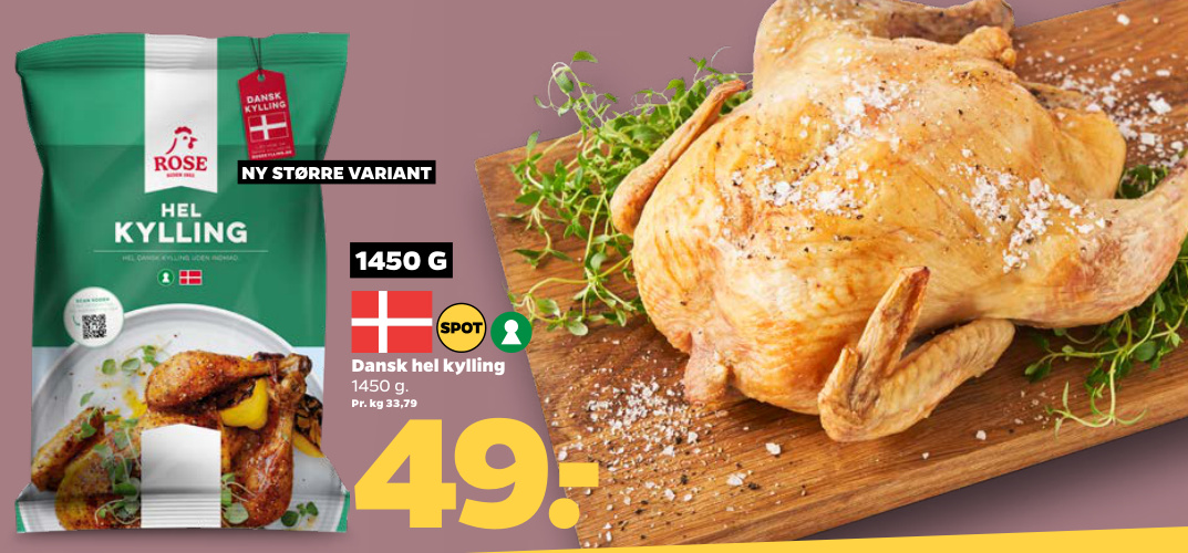 Dansk hel kylling