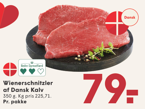 Wienerschnitzler af Dansk Kalv